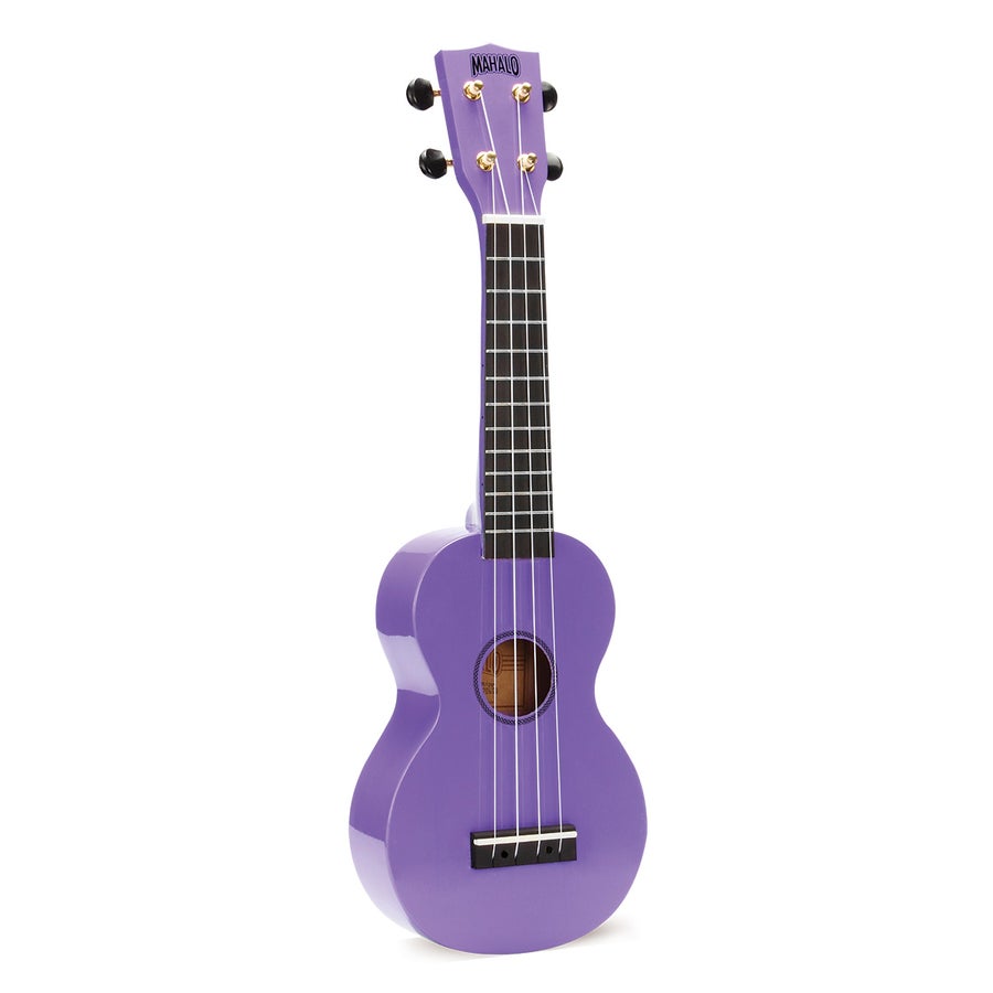 Mahalo MR1 Rainbow Series Soprano Ukulele with Bag - Purple