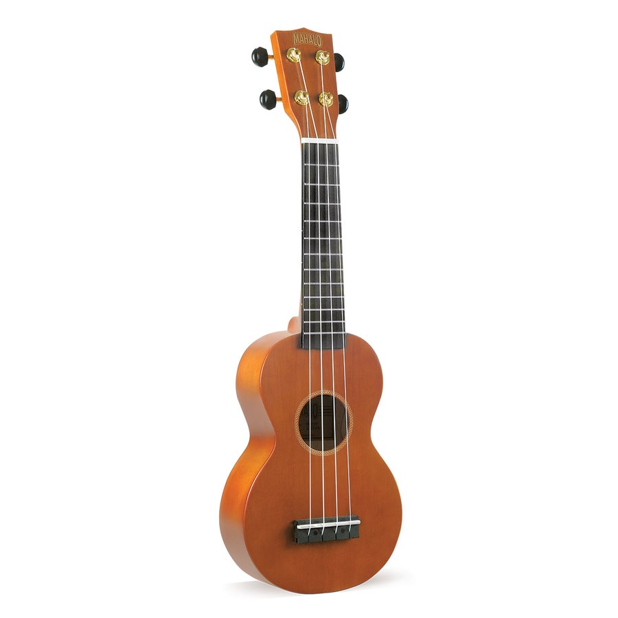 Mahalo MR1 Rainbow Series Soprano Ukulele with Bag - Transparent Brown
