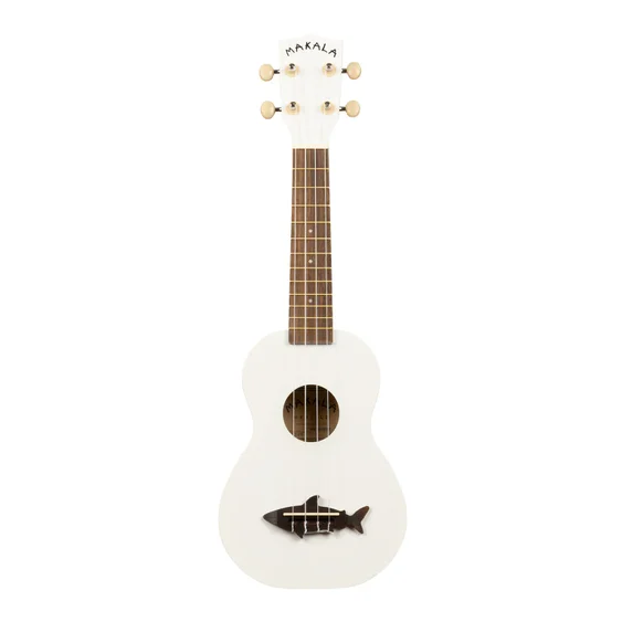 Makala Soprano Shark Ukulele - Great White with Bag