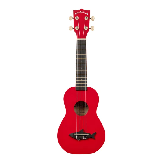 Makala Soprano Shark Ukulele - Red Sea with Bag