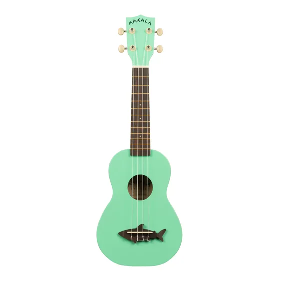 Makala Soprano Shark Ukulele - Surf Green with Bag