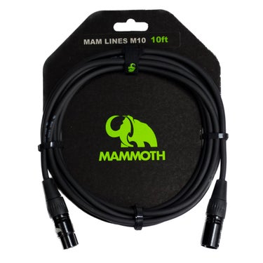 Mammoth MAM LINES M10, 10ft Mic Cable, XLR to XLR