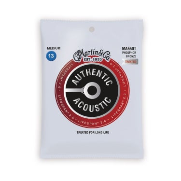 Martin MA550T 13-56 Treated Phosphor Bronze Acoustic Guitar Strings
