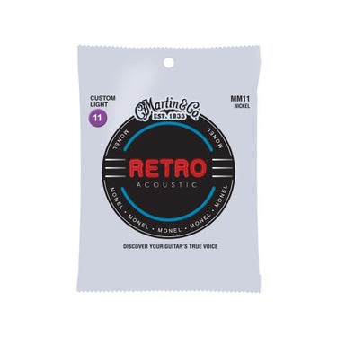 Martin MM11 11-52 Monel Retro Acoustic Guitar Strings
