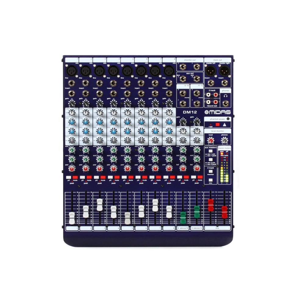 Midas DM12 12 Channel Analog Mixer