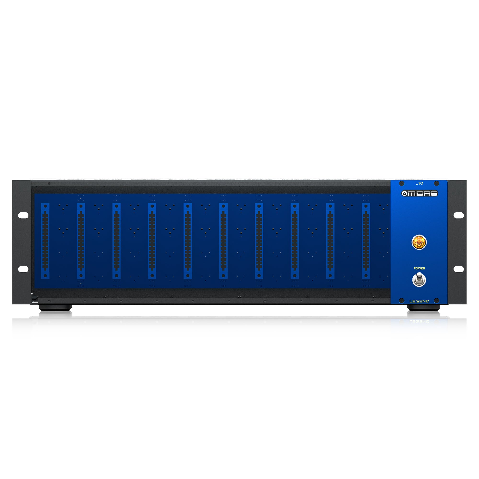 Midas LEGEND L10 - 10 Module Rackmount Chassis - 500 Series