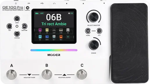 Mooer GE100 Pro Multi Effects Processor Guitar Effects Pedal