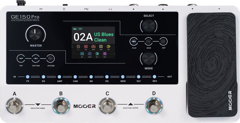 Mooer GE150 Pro Multi-Effects Guitar Pedal | Music Works