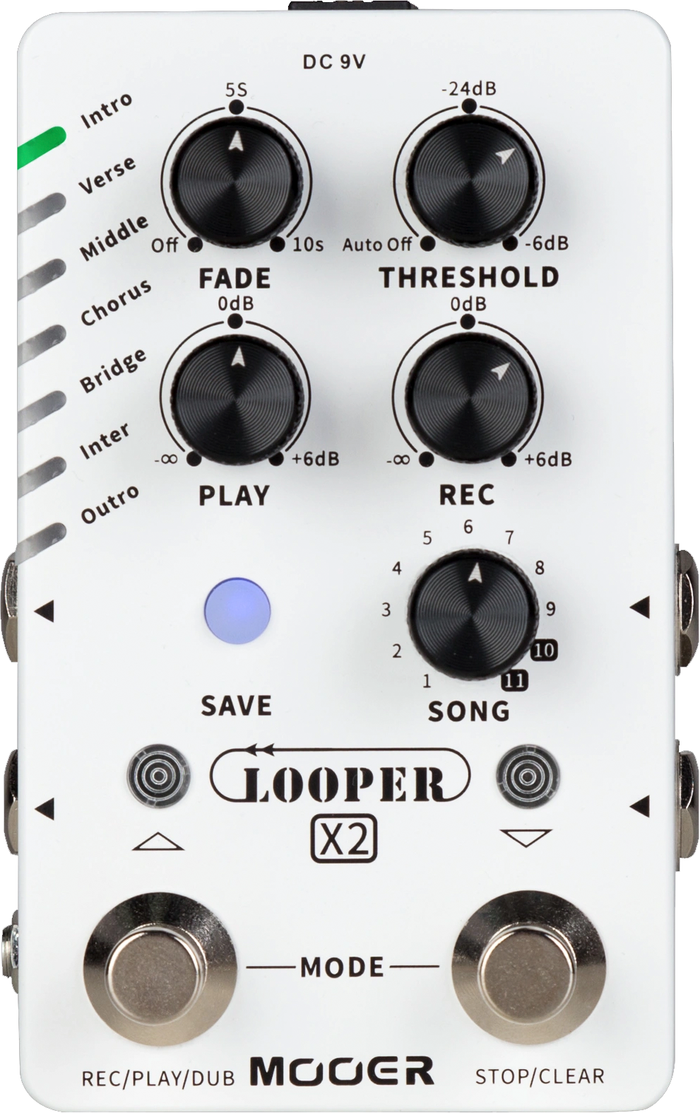 TC Electronic DITTO X2 Looper Guitar Effects Pedal | Music Works