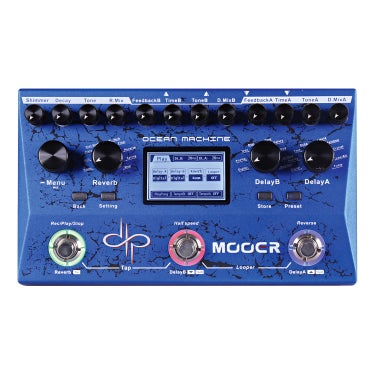 Mooer Ocean Machine Devin Townsend Reverb & Delay Looper Guitar Effects Pedal