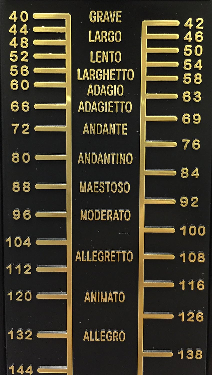 Nikko MN540 Japanese Mechanical Metronome - Black | Music Works