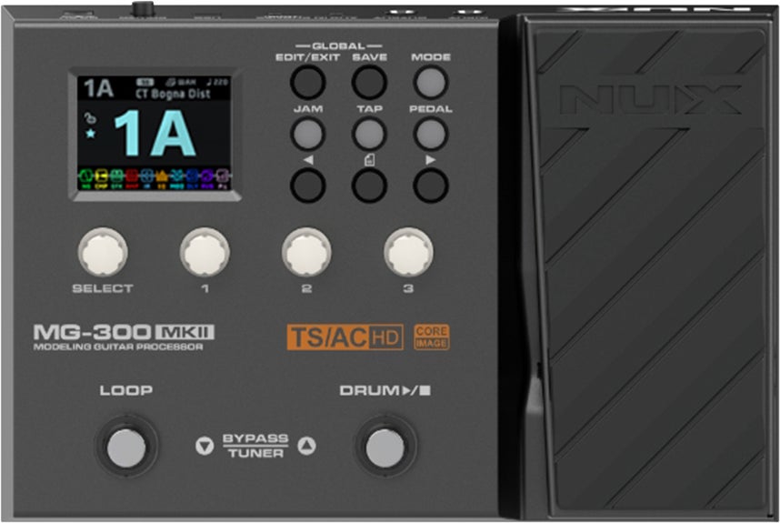 NUX MG-300 ほぼ未使用 液晶シール付き NUX MG-300 MKII Multi-effects and Modeling Processor | Music Works