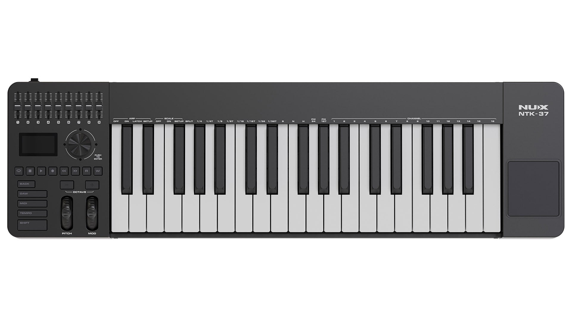 NUX NTK-37 37-Key MIDI Keyboard Controller | Music Works