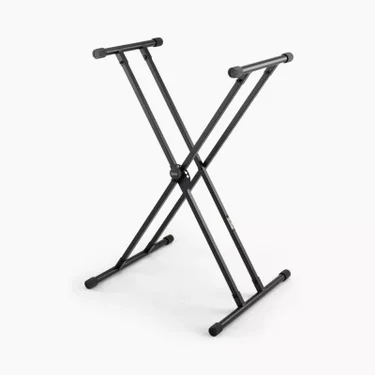 On-Stage KS8191 Double-X Bullet Nose Keyboard Stand with Lok-Tight Attachment