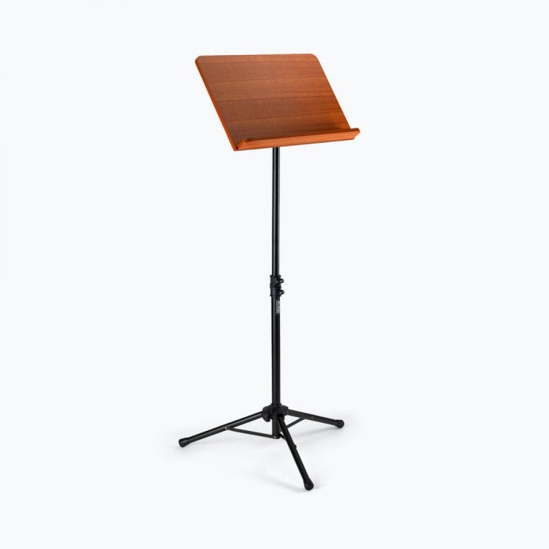On-Stage SM7312W Music Stand with Wide Rosewood Bookplate