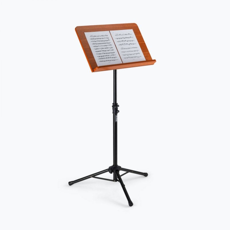 On-Stage SM7312W Music Stand with Wide Rosewood Bookplate