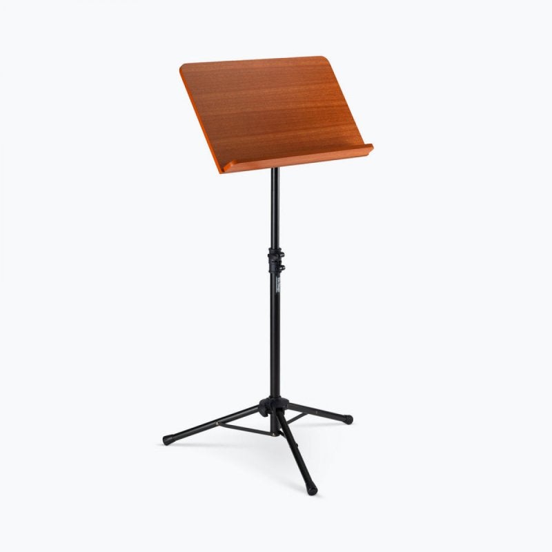 On-Stage SM7312W Music Stand with Wide Rosewood Bookplate