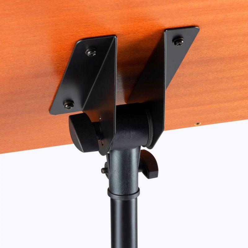 On-Stage SM7312W Music Stand with Wide Rosewood Bookplate