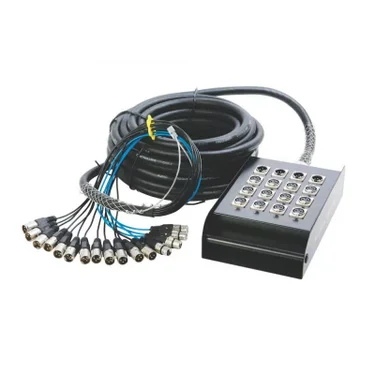 On-Stage SNK124100V2 12x4 XLR Stage Snake - 100 foot