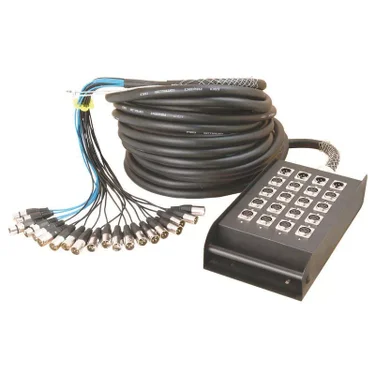 On-Stage SNK16450V2 16x4 XLR Stage Snake - 50 foot