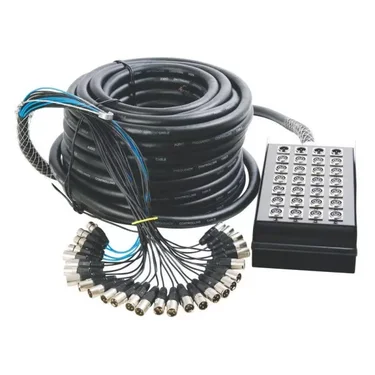 On-Stage SNK244100V2 24x4 XLR Stage Snake - 100 foot