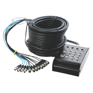 On-Stage SNK84100V2 8x4 XLR Stage Snake - 100 foot