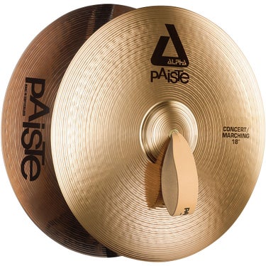 Paiste 2505018 Alpha 18 inch Pair Concert Marching Cymbals