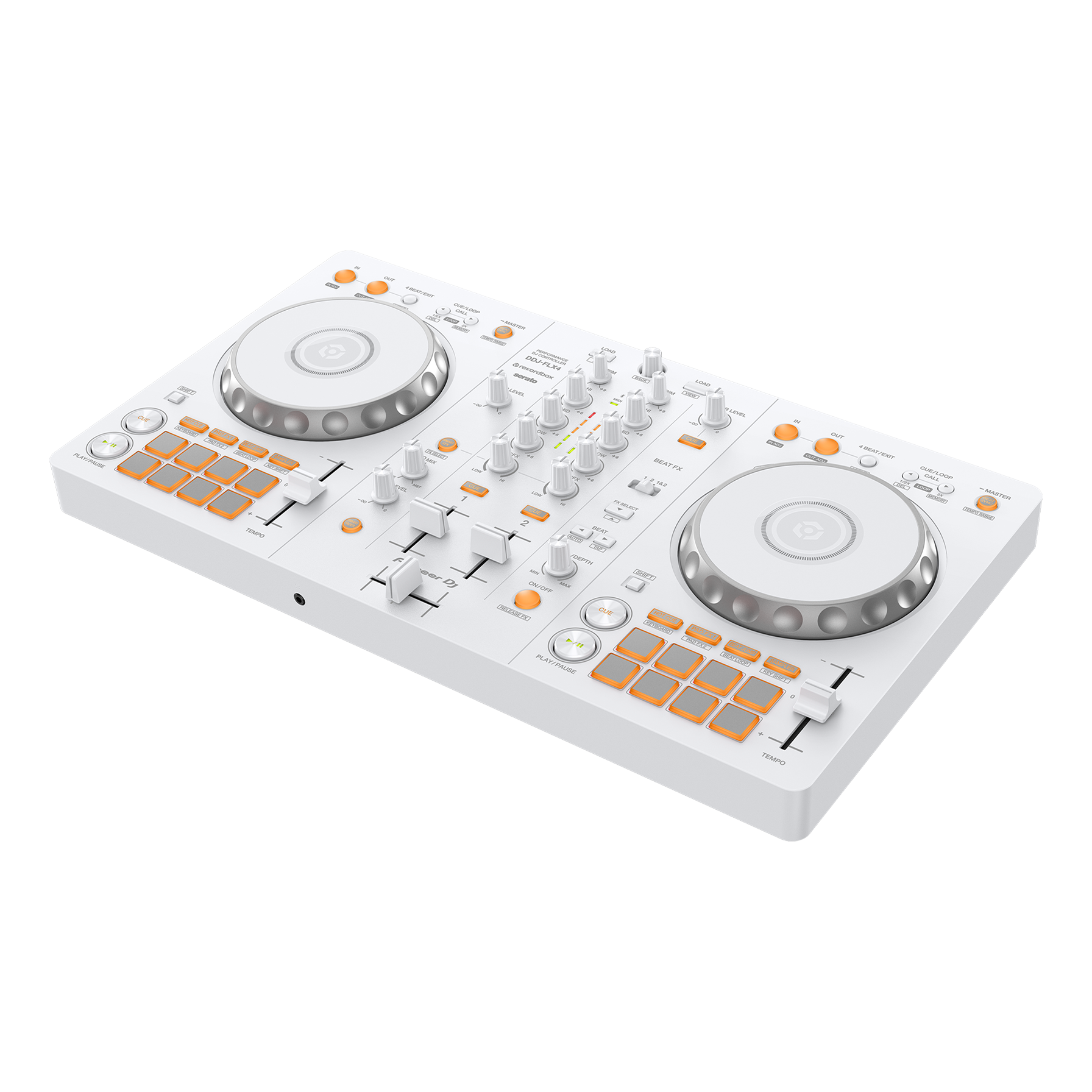 Pioneer DJ DDJ-FLX4 2-deck Rekordbox and Serato DJ Controller