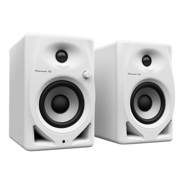 Pioneer DJ DM-40D 4-inch Desktop Active Monitor Speakers - White