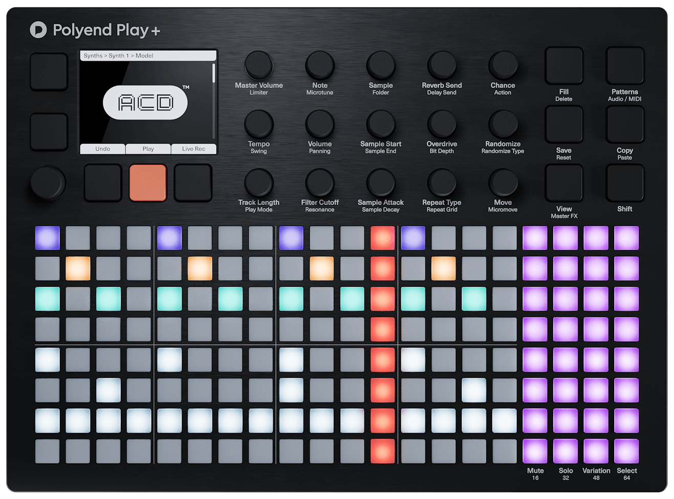 Polyend Play+ Standalone Synthesizer, Sampler, and MIDI