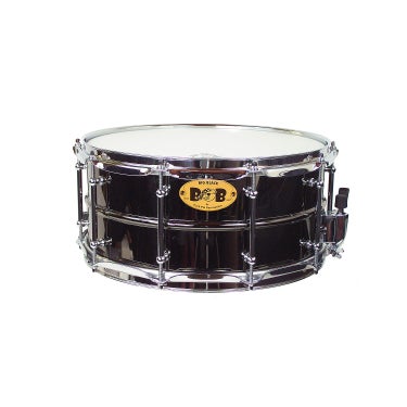 Pork Pie 65X14BBSN 14x6.5 Big Black Brass Snare Drum Black