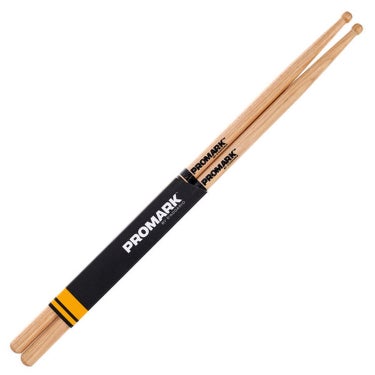 Promark PRTXPR7A Hickory 7A Round Tip Drum Sticks Pair