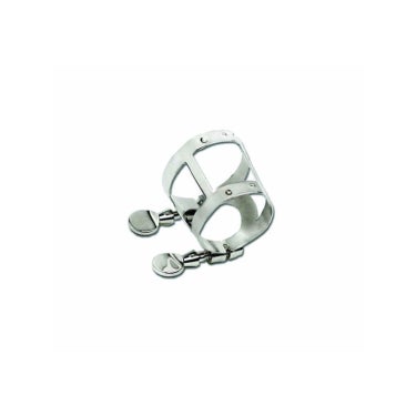 Ligature Rico Pour Clarinette Basse – Nickelée, Système 4 Points, Son Optimal à Petit Prix