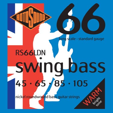 Rotosound RS66LDN Swing Bass Nickel Wound Bass Guitar Strings 45-105