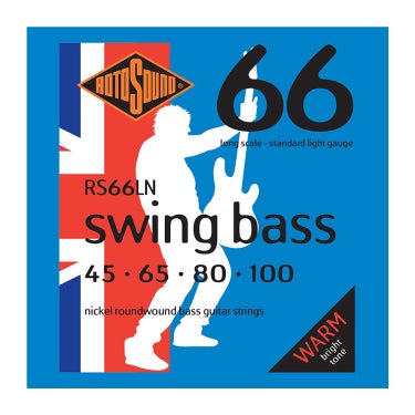 Rotosound RS66LN Swing Bass Nickel Wound Bass Guitar Strings 45-100