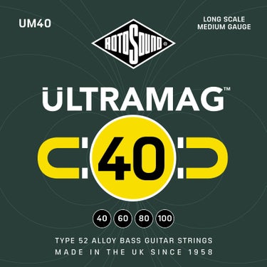Rotosound UM40 UltraMag Bass Guitar Strings 40-100
