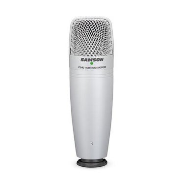 Samson CO1U Pro Studio Condenser USB Microphone with Hypercardioid Pickup Pattern and Built-in Headphone Amp