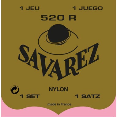 Savarez 520R High Tension Classical Guitar Strings - Red