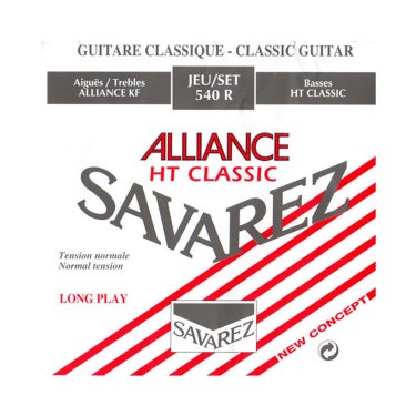 Savarez 540R Alliance HT Classic Normal Tension Classical Guitar Strings Red