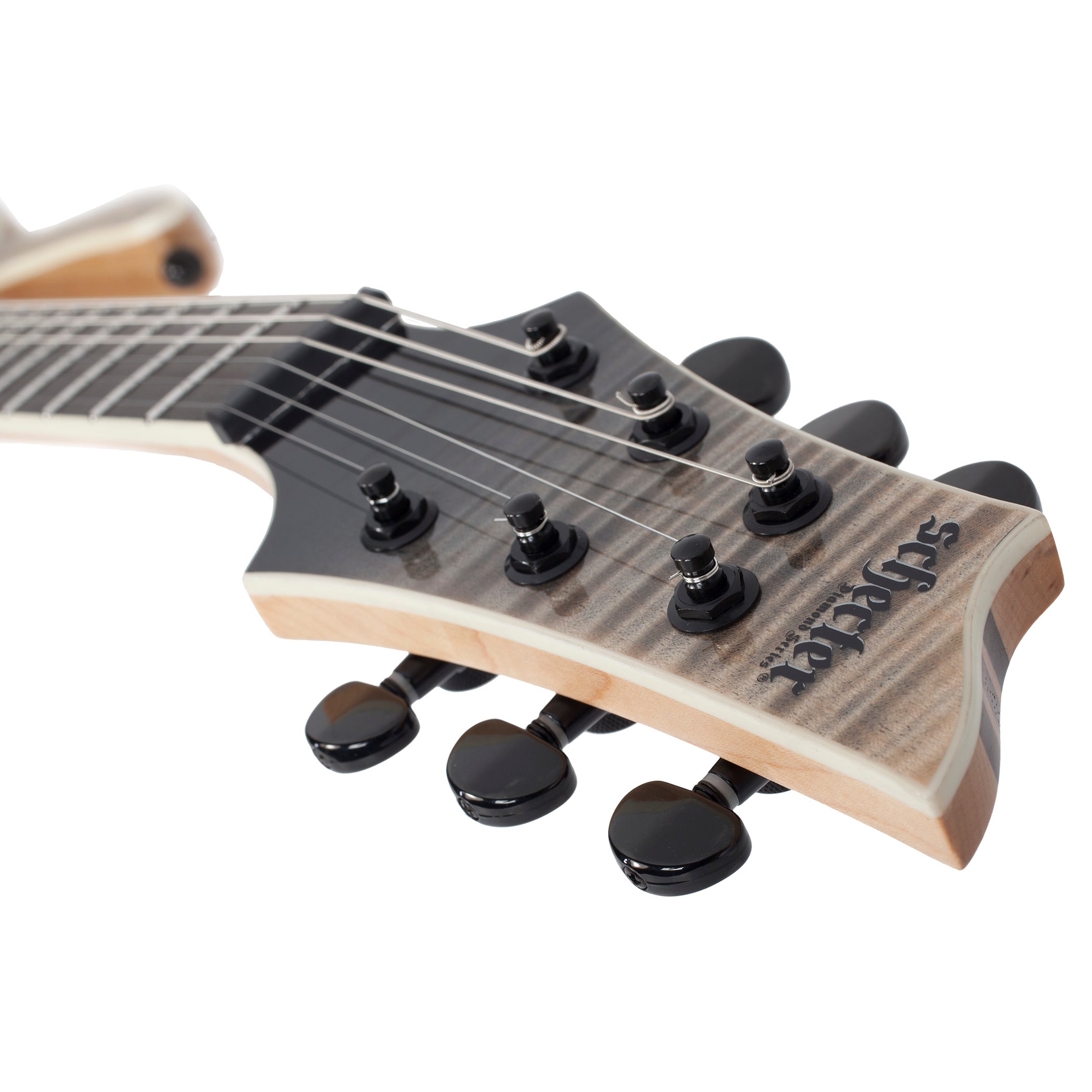 Schecter C1-SLS-Elite HH Electric Guitar - Black Fade Burst, 1351