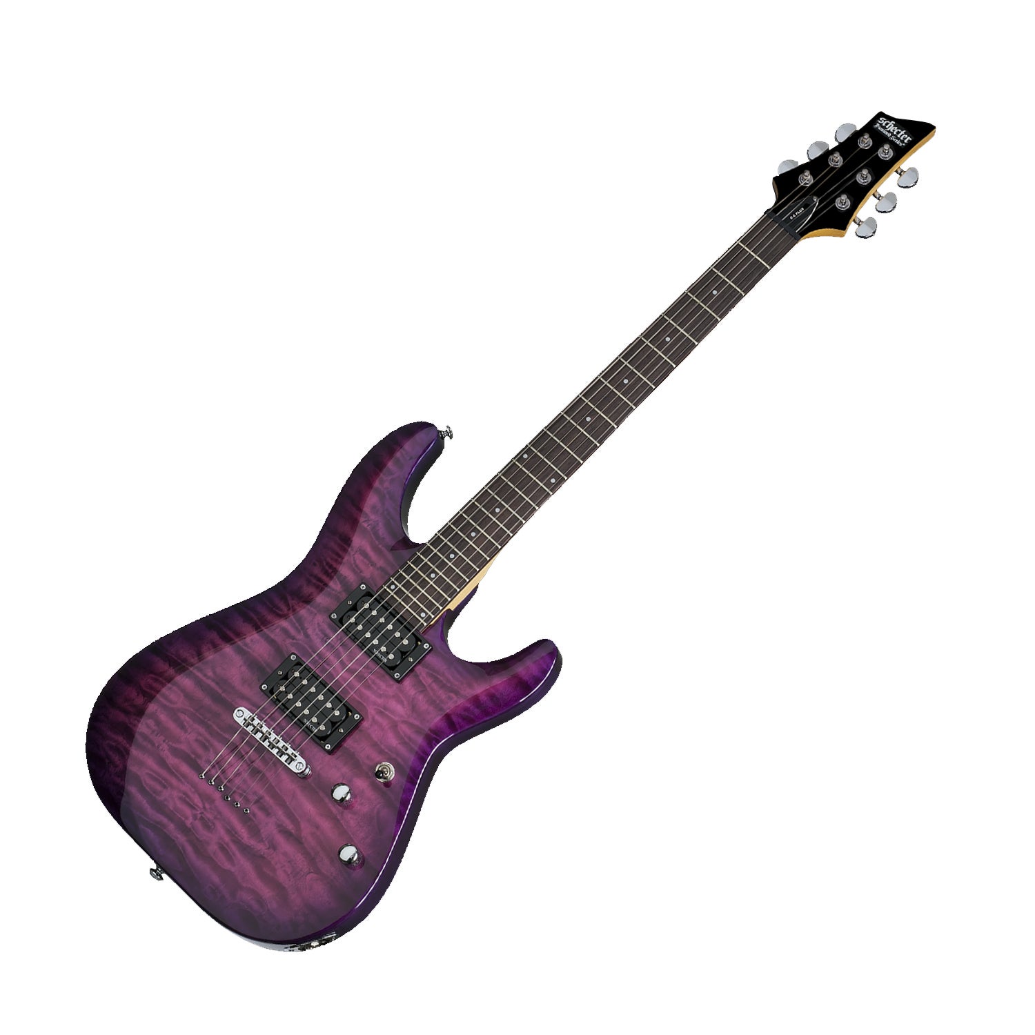 Schecter C6 Plus Electric Guitar HH Electric Magenta 445