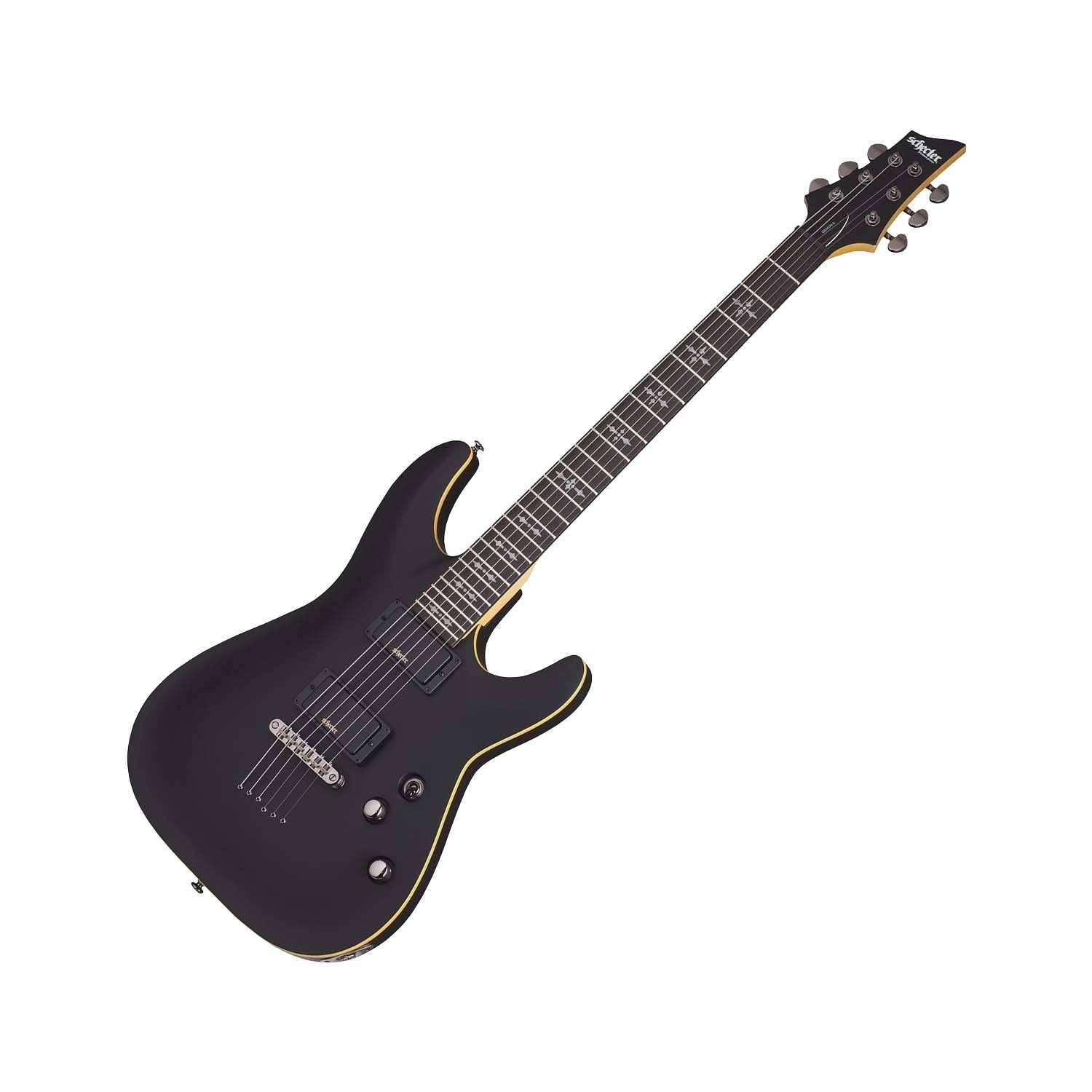 Schecter Demon-6 Electric Guitar HH Aged Black Satin 3660