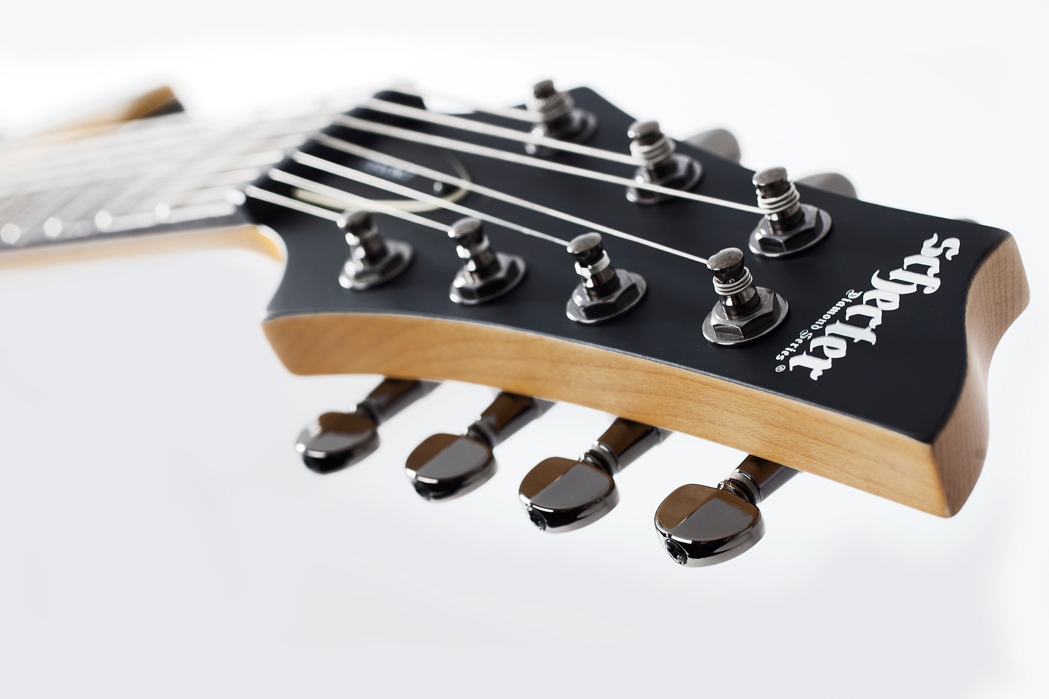 Schecter Demon-7 7-String Electric Guitar - Aged Black Satin, 3662