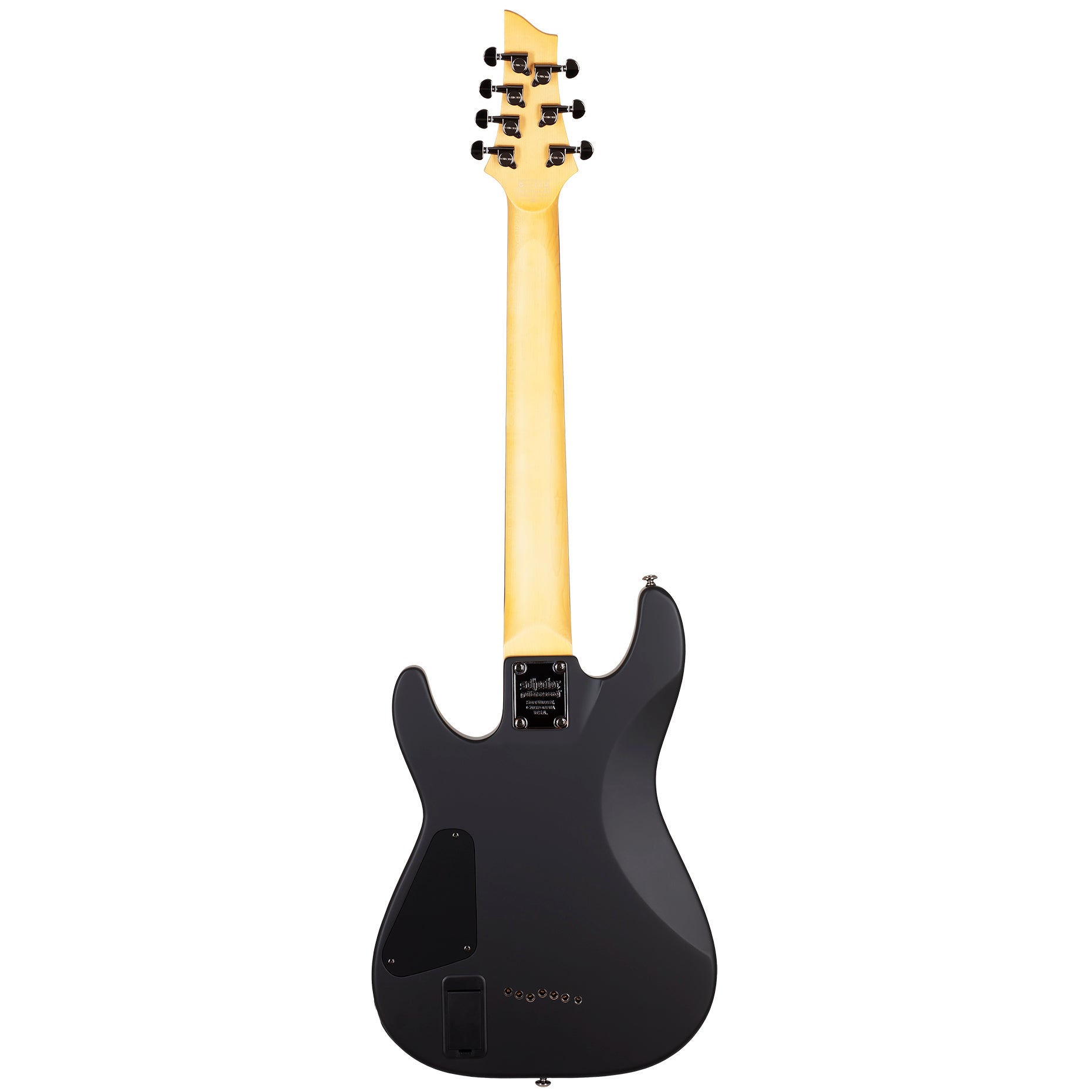 series demon Schecter 7弦　ブラック　エレキギター Satin Guitar Electric 7-String Demon-7 Research Guitar Schecter ギター