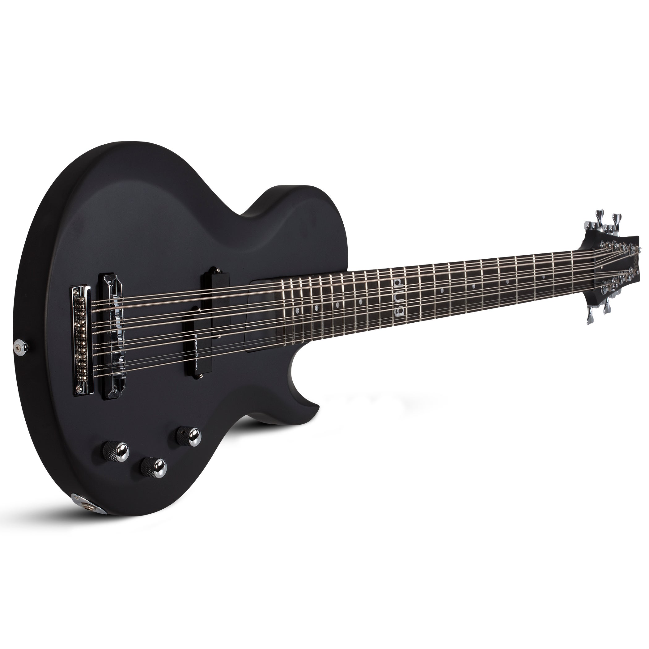 Schecter dUg Pinnick DP-12 12-string Bass Guitar - Satin Black 