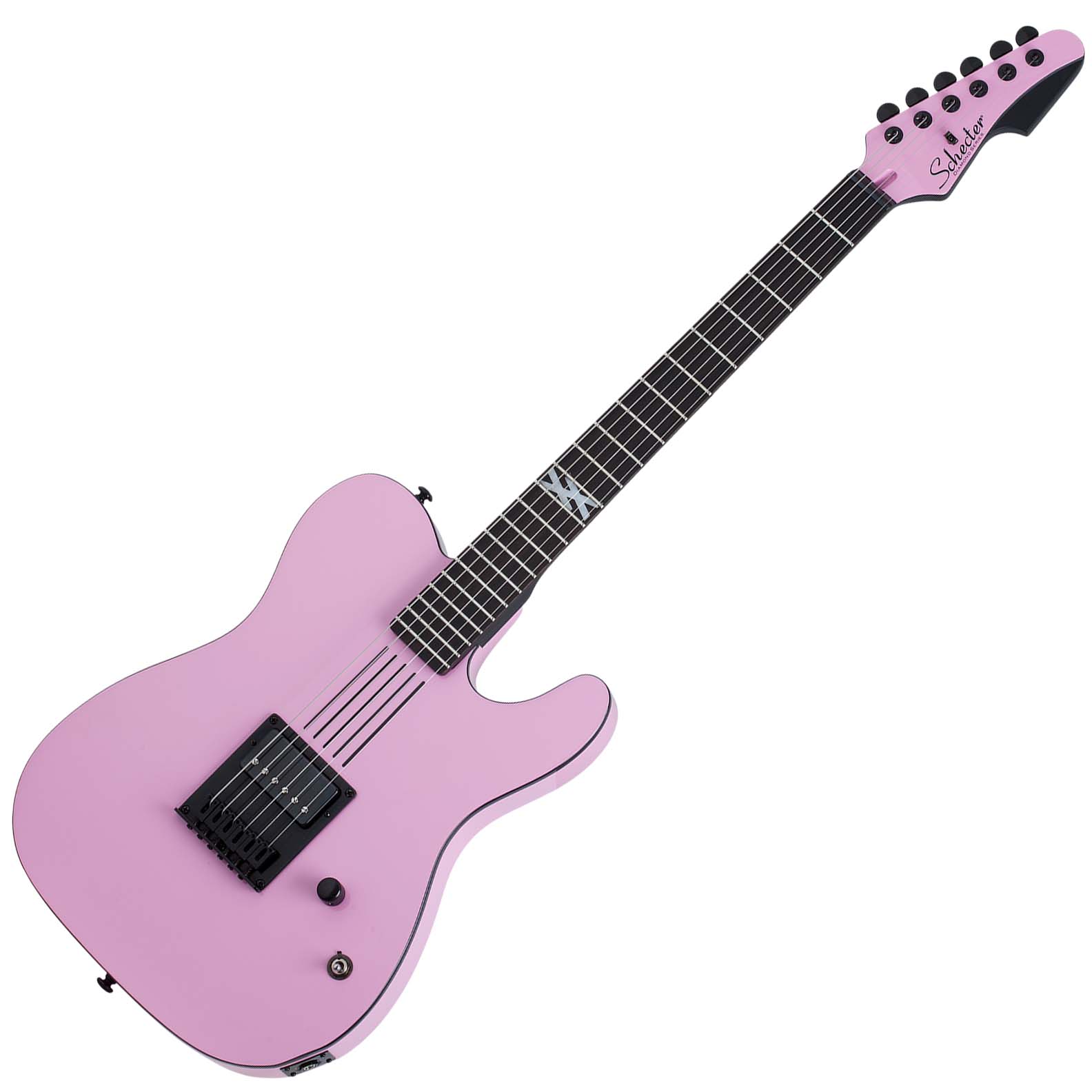 Schecter Machine Gun Kelly PT Electric Guitar - Tickets To My Downfall Pink
