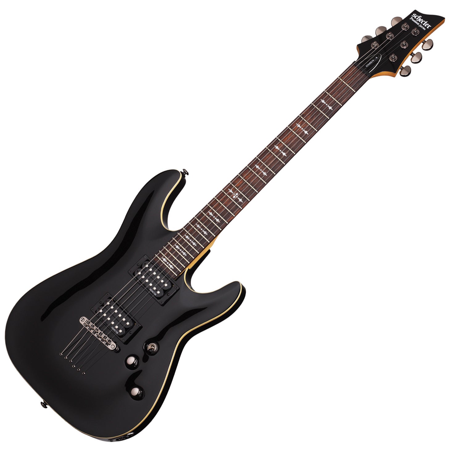 Schecter Omen-6 Electric Guitar HH Gloss Black 2060