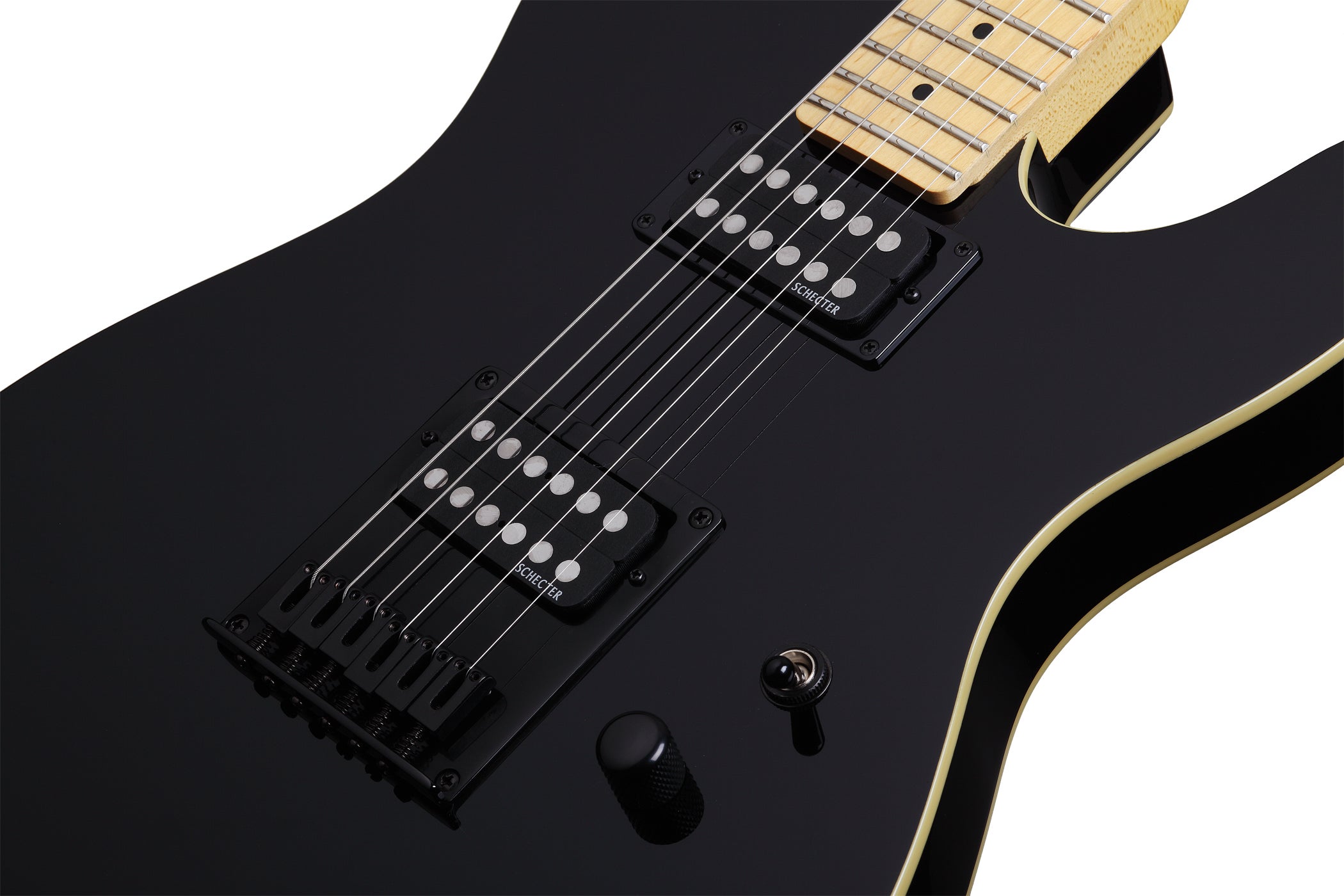 Schecter PT HH Electric Guitar - Gloss Black, 2140 | Music Works Schecter PT HH Electric Guitar - Gloss Black, 2140 | Music Works