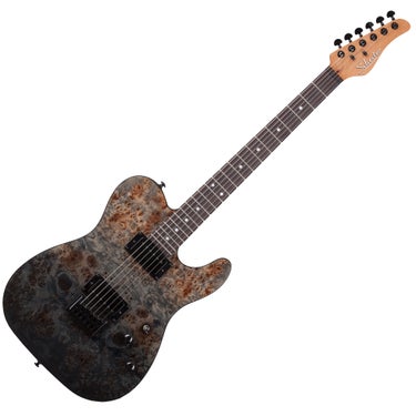 Schecter PT Standard Electric Guitar - Black Fade Burst Burl, 3955