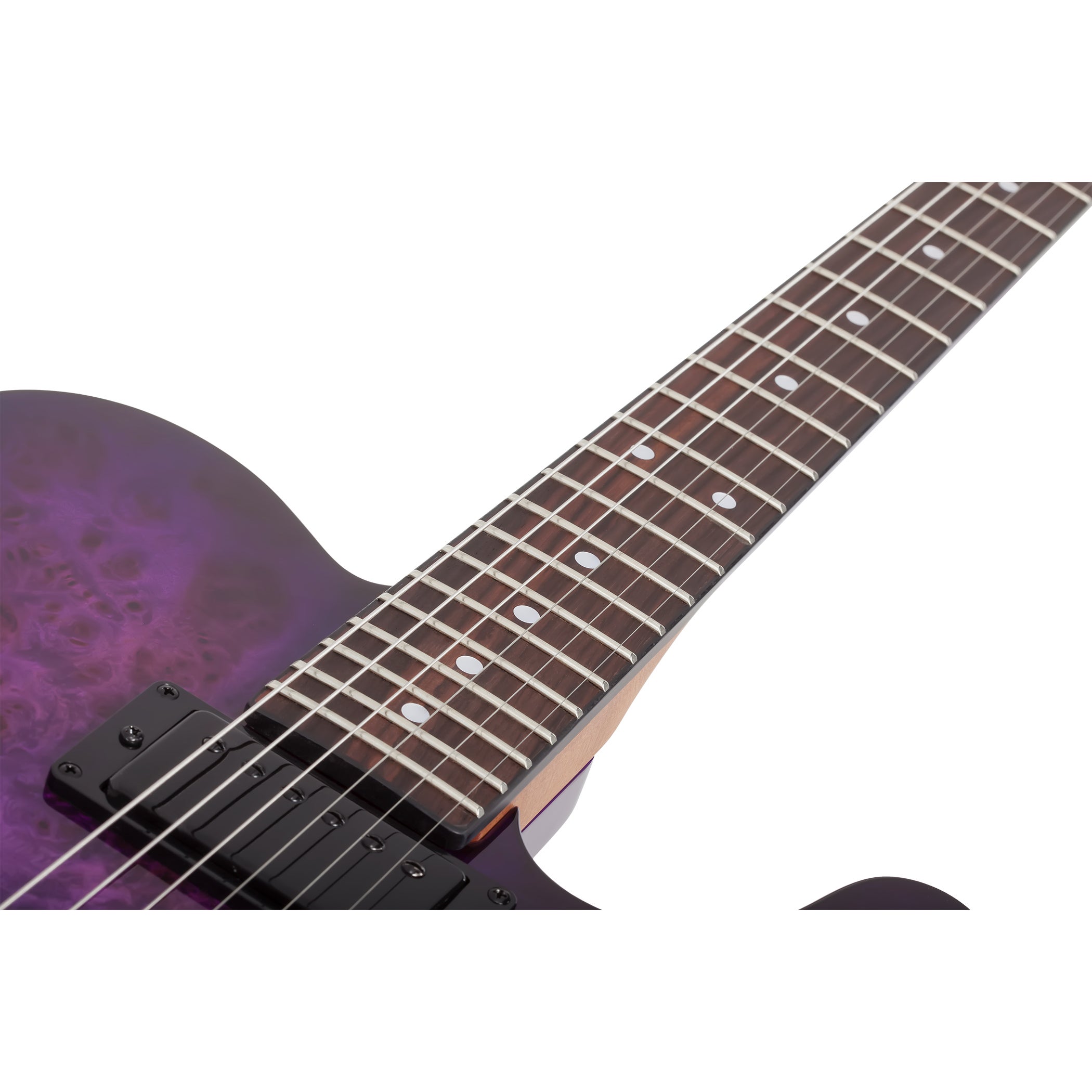 Schecter PT Standard Electric Guitar - Purple Burst Burl, 3956